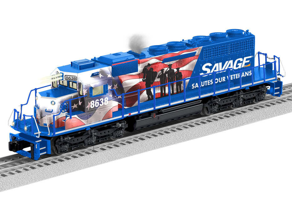 Lionel 2233551 O Scale LEGACY EMD SD40-2 Savage SVGX 8638 BTO