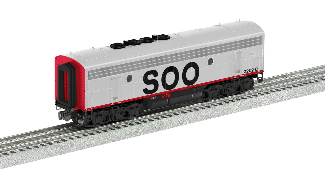 Lionel 2233839 O Scale LEGACY EMD F7B SOO Line "Non-Powered Superbase" 2202C BTO