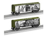 Lionel 2238100 O Gauge WWII Generals  Battlefield Honor Boxcar