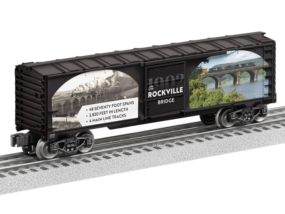 Lionel 2238160 O Gauge Boxcar Rockville Bridge