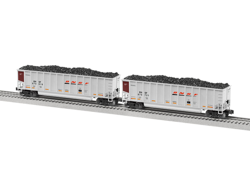 Lionel 2243010 Standard O Gauge Rotary Gondola BNSF 4-Pack