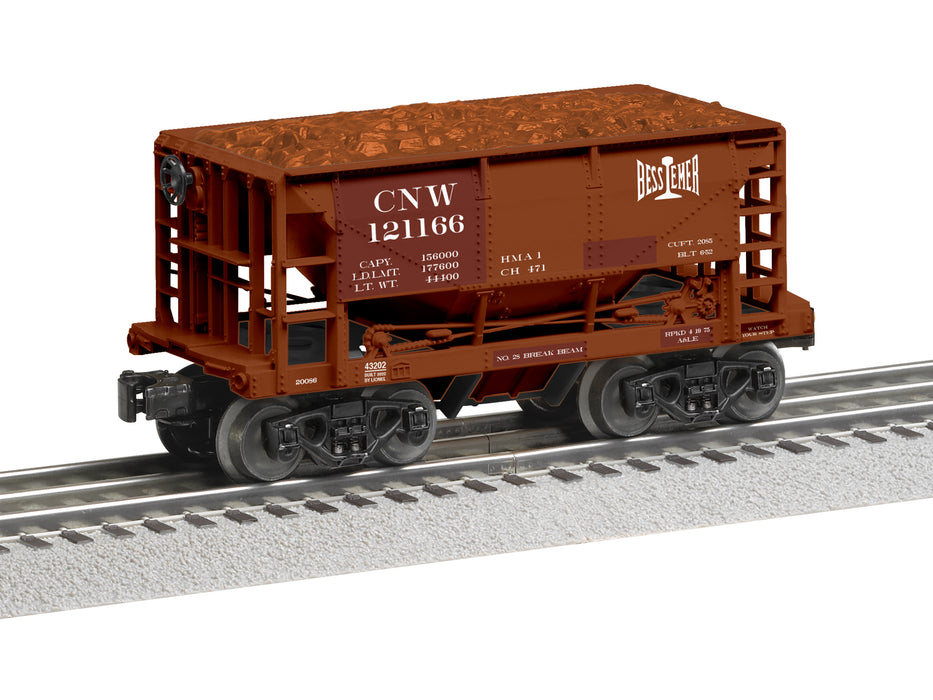 Lionel 2243200 O Gauge Chicago NorthWestern C&NW Ore Car 6 Pack #1