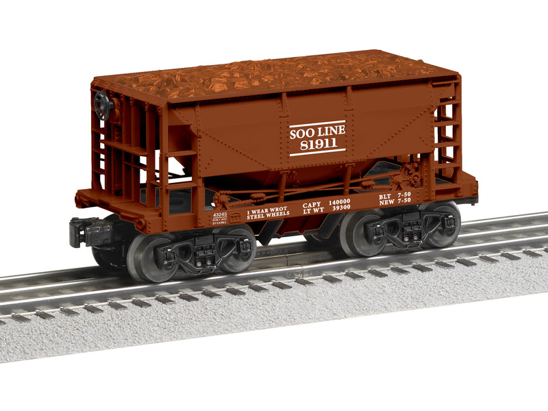 Lionel 2243240 O Gauge SOO Line Ore Car 6 Pack #1