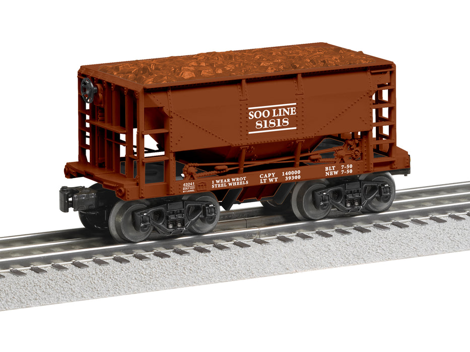 Lionel 2243240 O Gauge SOO Line Ore Car 6 Pack #1