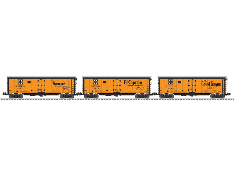 Lionel 2322080 O Scale Legacy Santa fe Fast Fruit Express Set (No Track or Power)