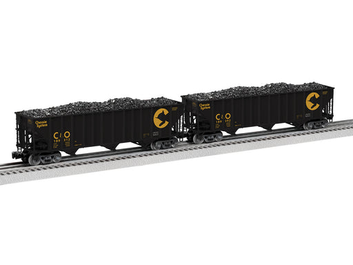 Lionel 2326088 O Scale 100 Ton Open Hopper Chessie System C&O 2 Pack C