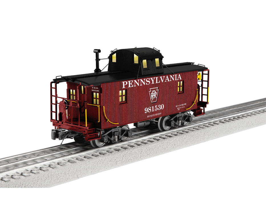 Lionel 2326272 O Gauge N6b Wood Caboose Pennsylvania "Shadow Keystone" PRR 981530