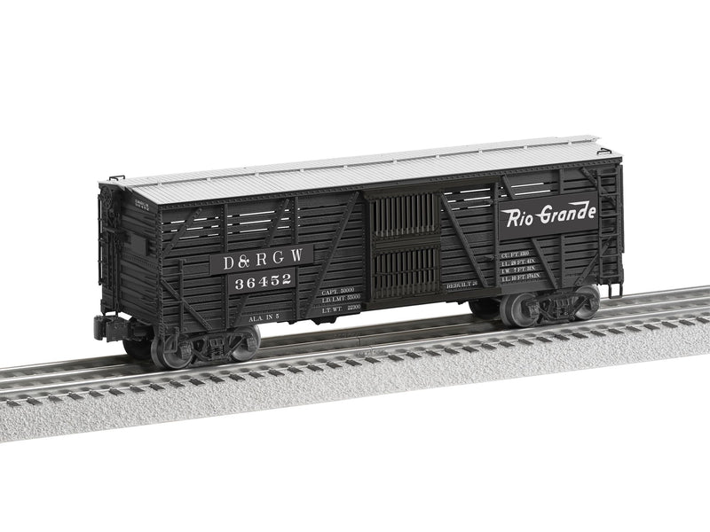 Lionel 2326340 O Scale Vision Stock Car Denver & Rio Grande D&RGW