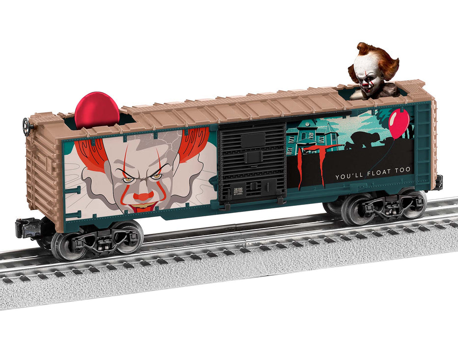 Lionel 2328180 O Gauge Pennywise "IT" Peekaboo Red Balloon Boxcar