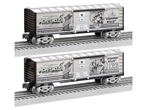 Lionel 2328420 O Gauge Disney 100th Mickey Mouse Vault Boxcar