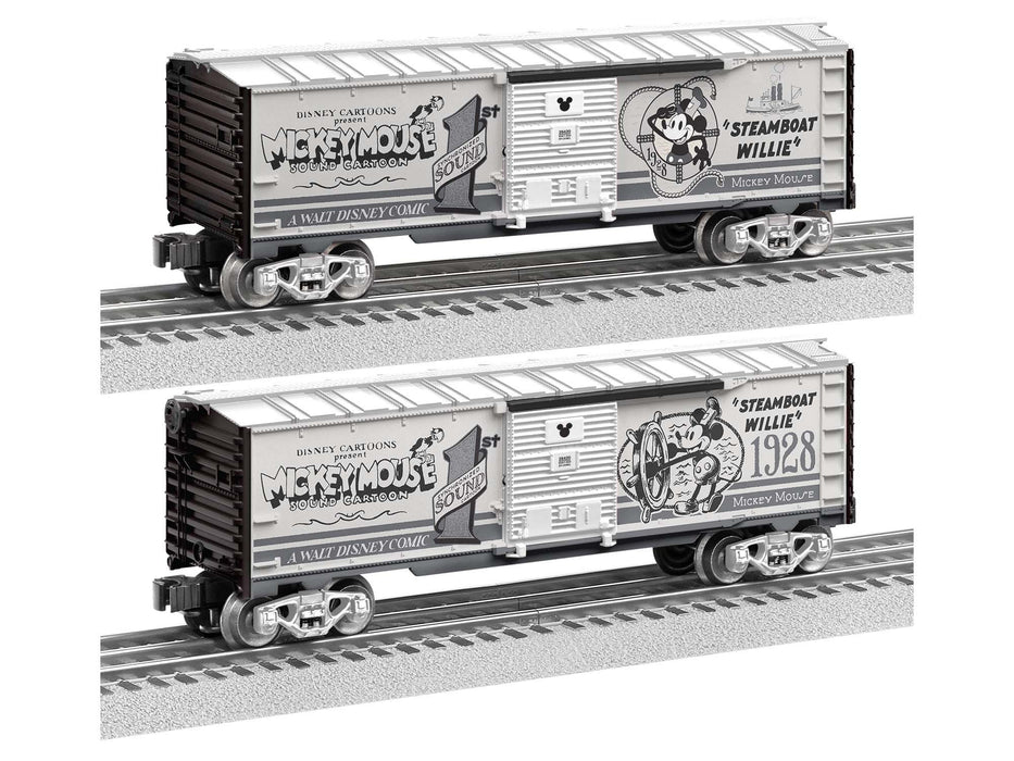 Lionel 2328420 O Gauge Disney 100th Mickey Mouse Vault Boxcar