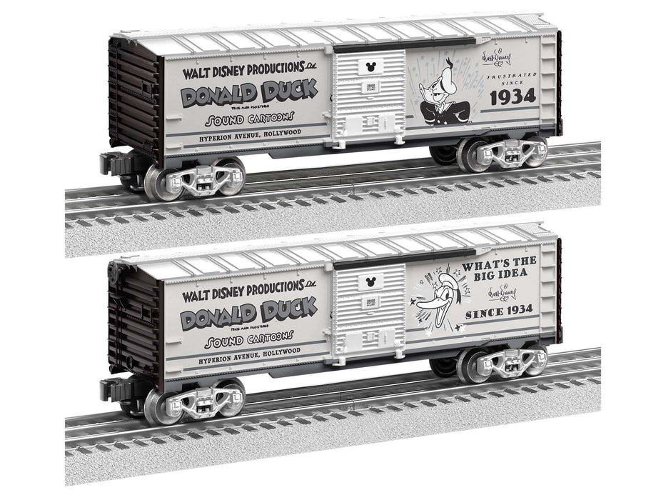 Lionel 2328450 O Gauge Disney 100th Donald Duck Vault Boxcar