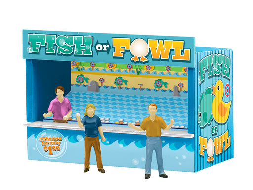 Lionel 2330050 O Gauge Midway Game 3 Pack with Figures