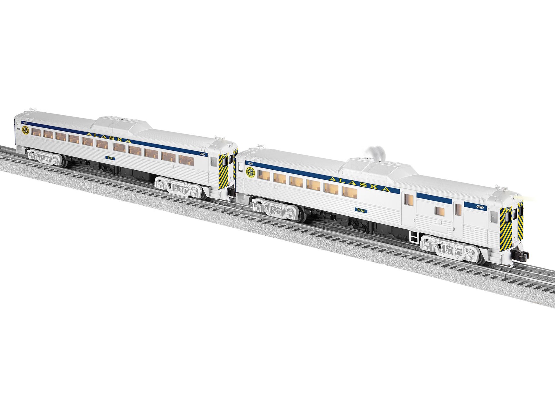Lionel 2335070 O Gauge LionChief Plus 2.0 Budd RDC2 Combo Alaska Railr ...