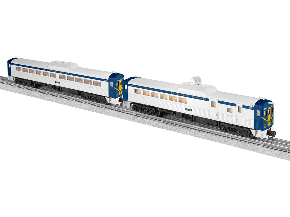 Lionel 2335080 O Gauge LionChief Plus 2.0 Budd RDC2 Combo Baltimore & Ohio B&O 9902/9917