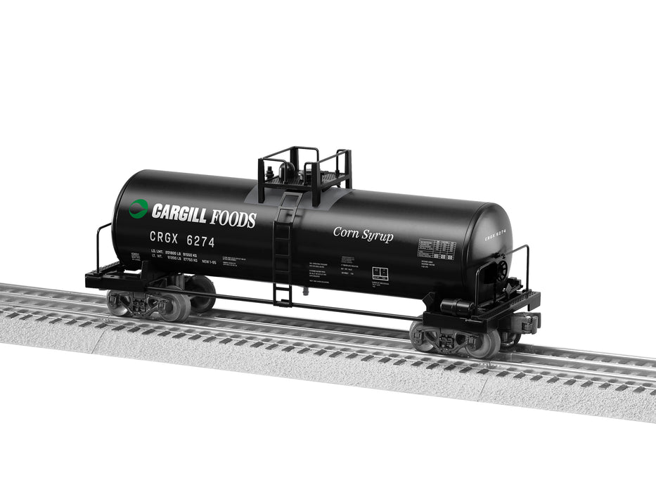 Lionel 2343031 Standard O Gauge Unibody Tank Car with Cargill CRGX 6274