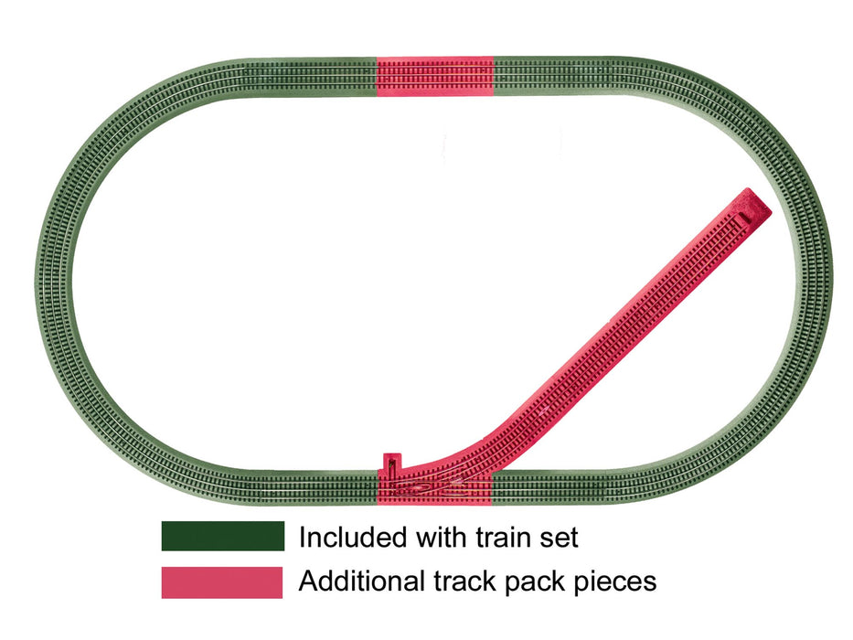 Lionel 6-12044 O Gauge FasTrack Siding Track Pack