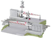 Lionel 6-12062 O Gauge FasTrack Grade Crossing with Gates and Flashers