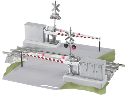 Lionel 6-12062 O Gauge FasTrack Grade Crossing with Gates and Flashers