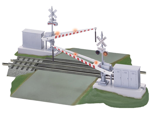 Lionel 6-12062 O Gauge FasTrack Grade Crossing with Gates and Flashers