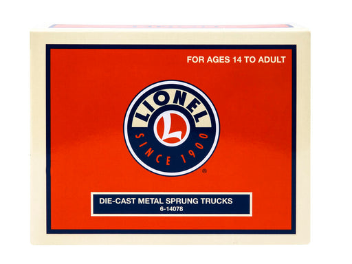 Lionel 6-14078 O Gauge Die-Cast Sprung Trucks (2-Pack)