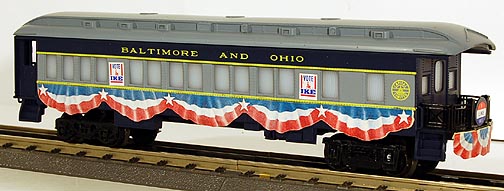 Lionel 6-9529 O Gauge Baby Madison Baltimore and Ohio Vote For Ike - NOS