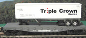 Lionel 6-1750X O Guage Flatcar with Triple Crown Trailer Norfolk Southern NS  - NOS