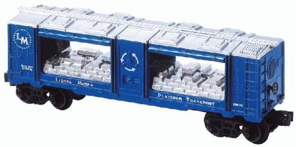 Lionel 6-19674 O Gauge Platinum Mint Car - NOS