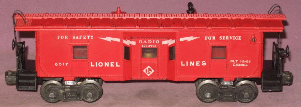 Lionel 6-29724 O Gauge Celebration Series #6517 Bay Window Caboose Lionel Lines - NOS