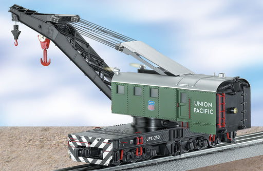 Lionel 6-29804 O Gauge Union Pacific Crane Car with TMCC Command Control - NOS