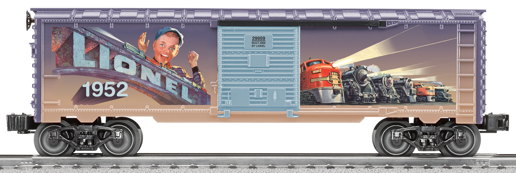 Lionel 6-29959 O Gauge 1952 Lionel Art Boxcar - NOS