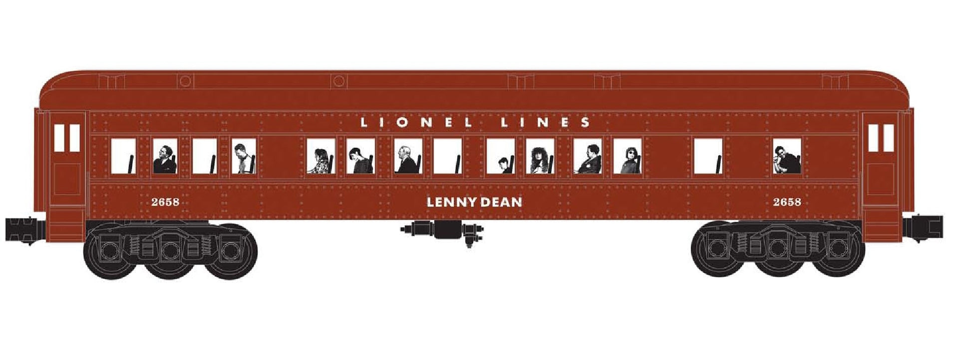 Lionel 6-35412 O Gauge Legands of Lionel "Lenny Dean" Passenger Coach - NOS