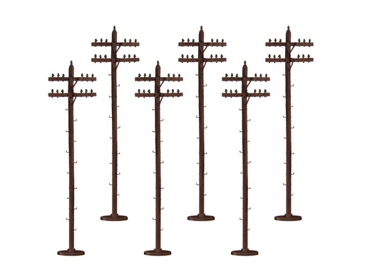 Lionel 6-49086 S Gauge American Flyer Telephone Poles 6 Pack