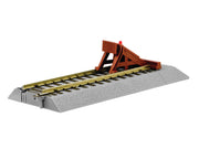Lionel 6-49866 S Gauge American Flyer FasTrack Straight Lighted Bumper