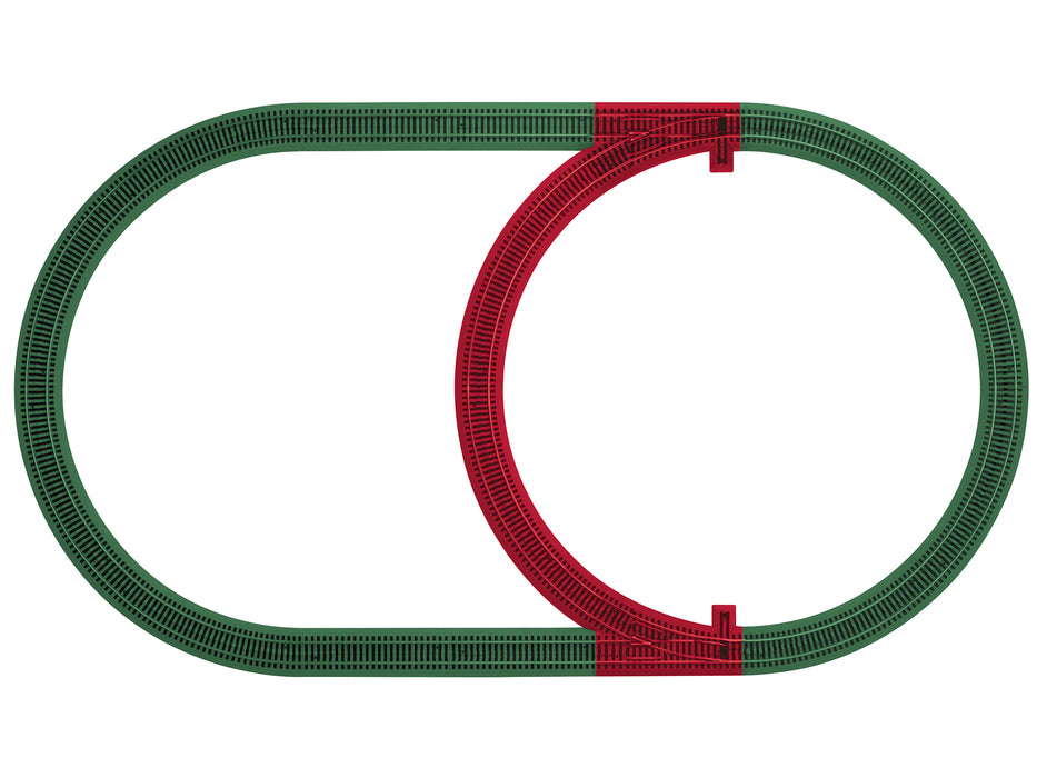 Lionel 6-49890 S Gauge American Flyer FasTrack Inner Passing Loop Track Pack
