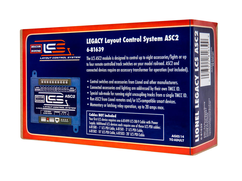 Lionel 6-81639 LCS Accessory Switch Controller 2 (ASC2)