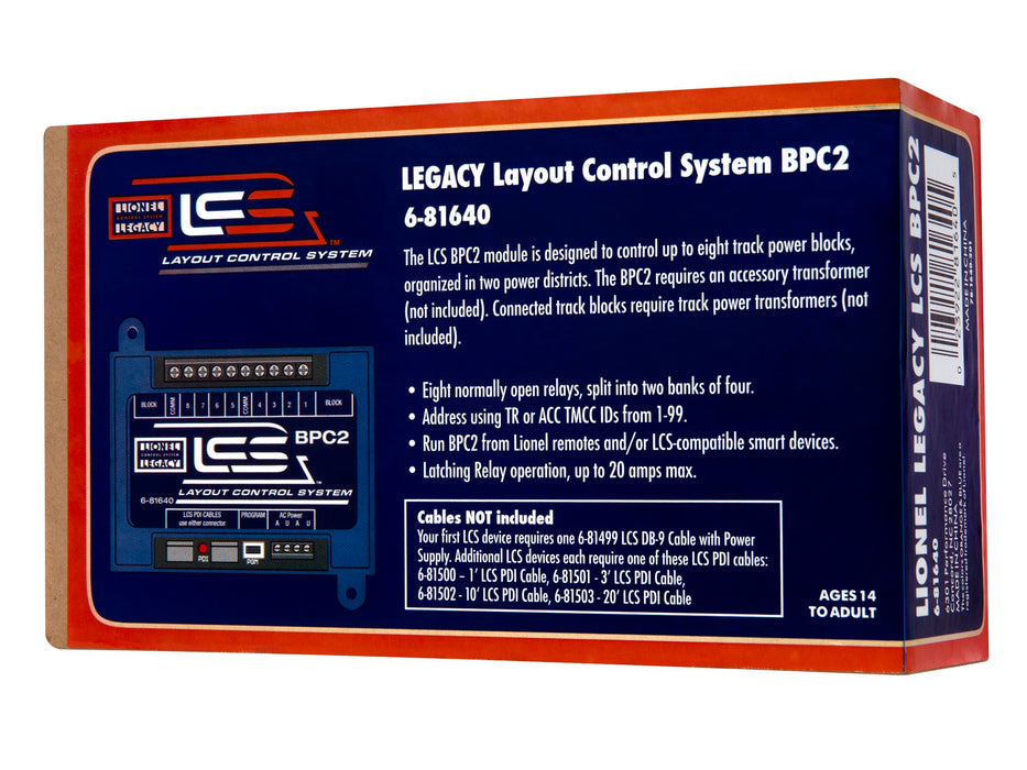 Lionel 6-81640 LCS Block Power Controller 2 (BPC2)