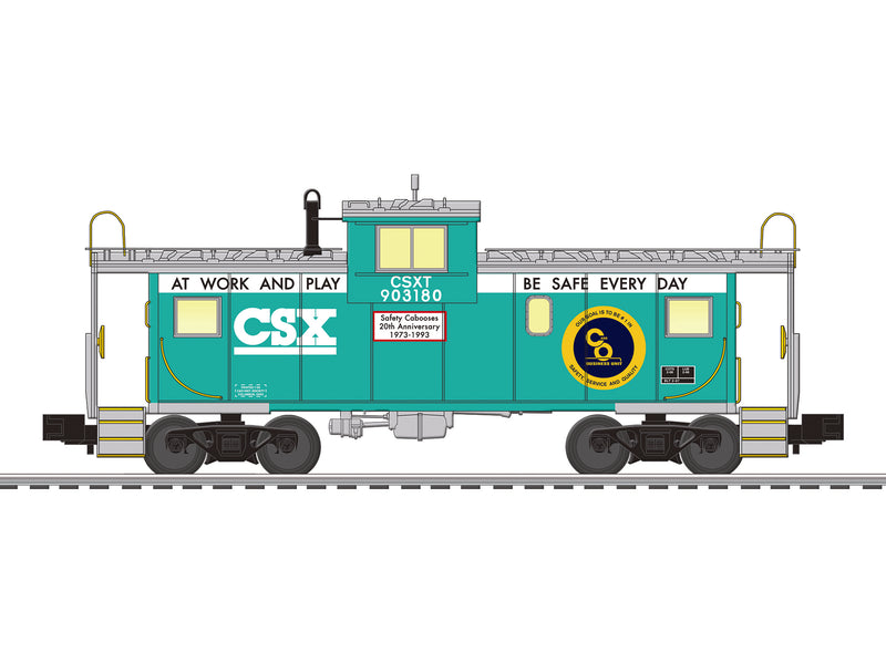 Lionel 6-84132 O Gauge Wide Vision Caboose, "C&O Safety 20th Anniversary" CSXT #903180