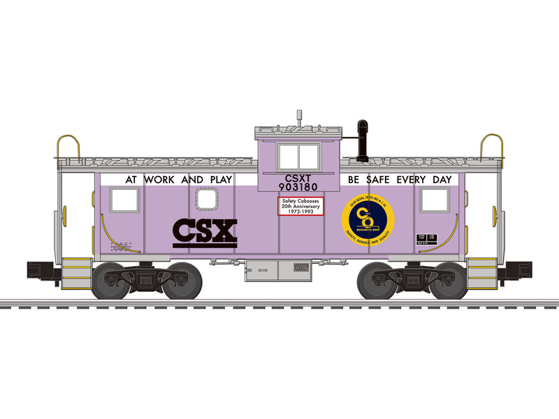 Lionel 6-84132 O Gauge Wide Vision Caboose, "C&O Safety 20th Anniversary" CSXT #903180