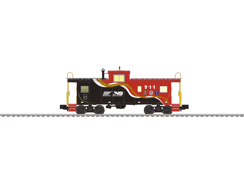 Lionel 6-84530 O Gauge Wide Vision Caboose Norfolk Southern NS 911 1st Responders - NOS
