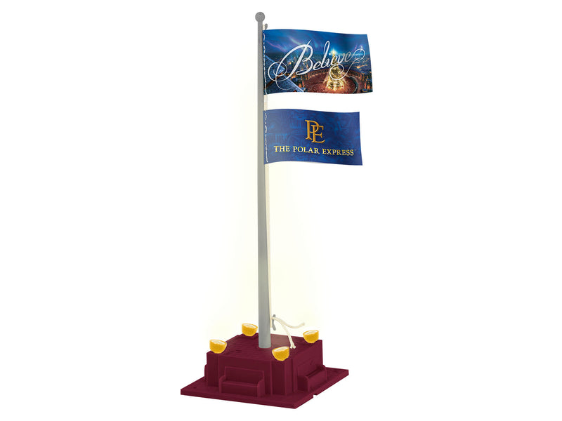 Lionel 6-85271 O Gauge The Polar Express Flagpole (Plug-Expand-Play)
