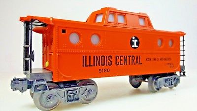 Lionel 6-9160 O Gauge Lighted Caboose Illinois Central IC - NOS