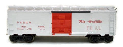 Lionel 6-9714 O Gauge Boxcar Denver Rio Grande and Western DRG&W - NOS