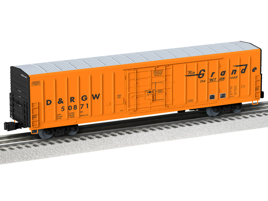 Lionel O Scale 2126442 Beer Boxcar Rio Grande D&RGW 50871
