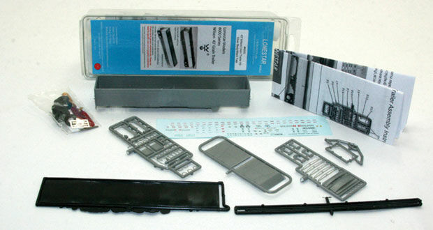 Lonestar Models 6000 HO Scale 43' Wilson Pacesetter Grain Silver wit Black Tarp Trailer Kit