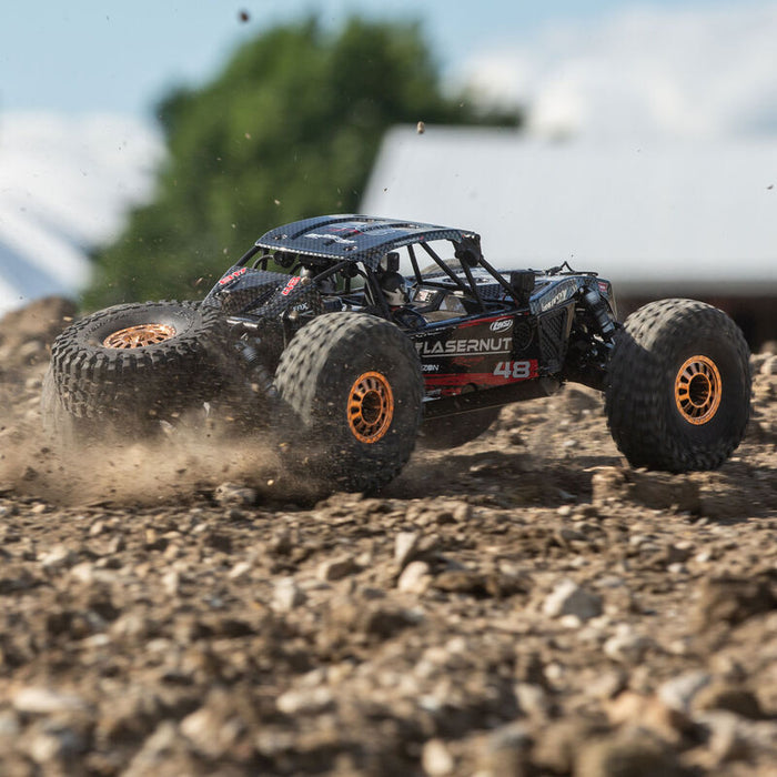 LOSI 03028T2 1/10 Black Lasernut U4 Brushless RTR 4WD Rock Racer