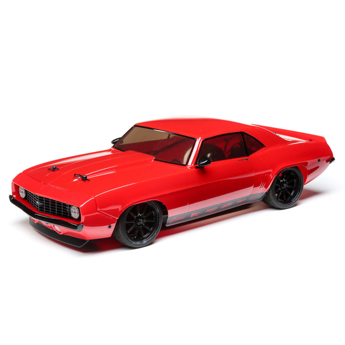 Losi 03033T1 Red 1969 Chevrolet Camaro V100 Brushed RTR 4WD On-Road Car