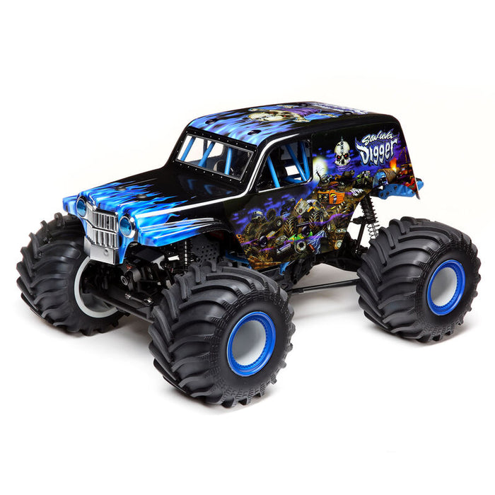LOSI 04021T2 1/10 RTR 4x4 LMT Solid Axle Monster Truck Son Uva Digger