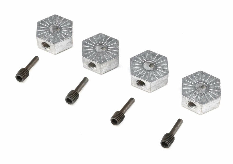 LOSI 242053 17mm Hex Adapter with Screwpin for LMT 4 Pack