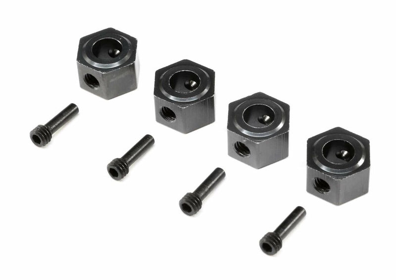 LOSI 343200 12mm Machined Wheel Hex for LMT 4 Pack